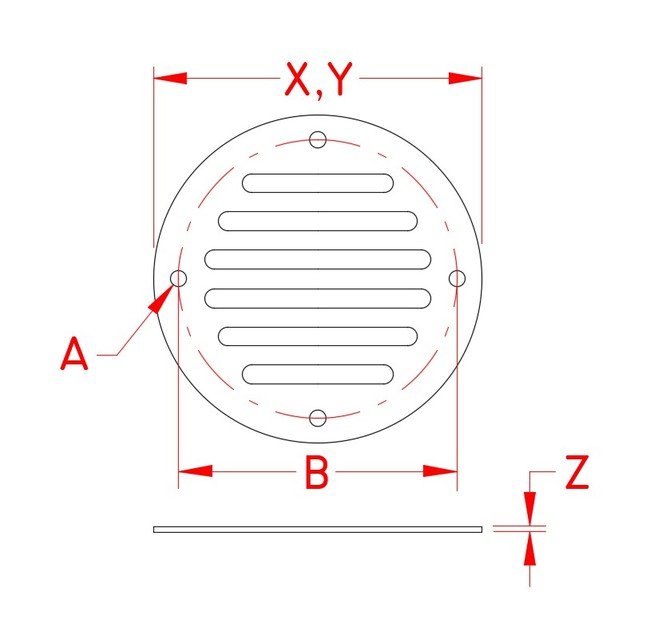 Marine-Grade Stainless Steel Floor Drain Plates - Image 2