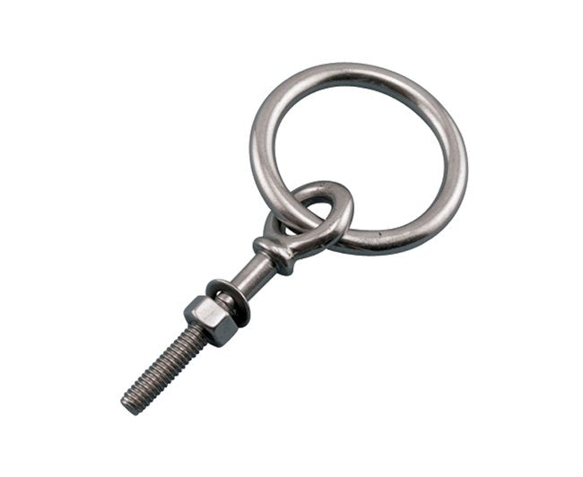 316 Stainless Steel Shoulder Ring Bolt with Nut and Washer - Image 1