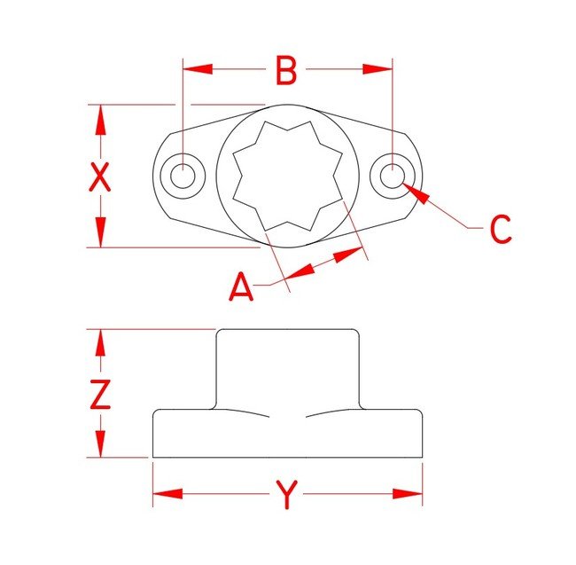 Marine Grade Stainless Steel Winch Handle Holder - Image 2