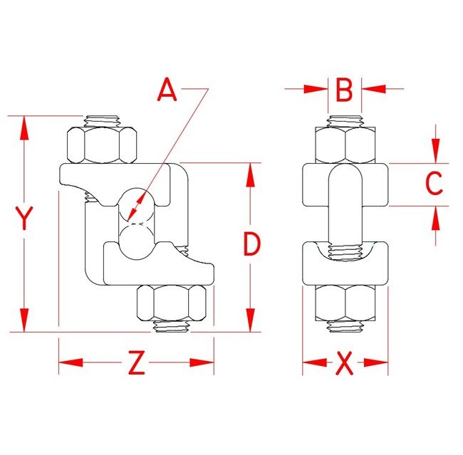 Suncor Stainless Steel Wire Rope Clip - Chair Clip - Image 2