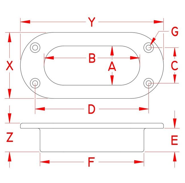 316 Stainless Steel Oval Hawse Pipes - Image 2
