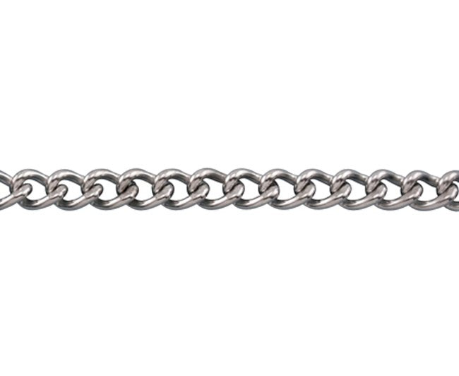 Suncor Stainless Steel Twist Link Chain 1/8 in MIL-DTL-32655 - Image 1