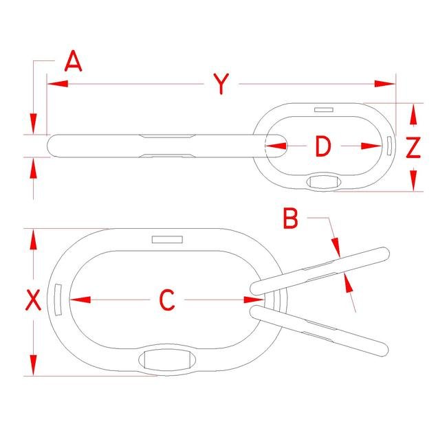 Stainless Steel Master Link with Legs, Suncor 316-NM - Image 2