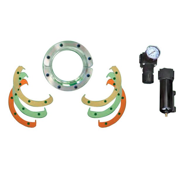 Durable Aluminum 5 Inch Standard Air Wipe Kit - Image 1