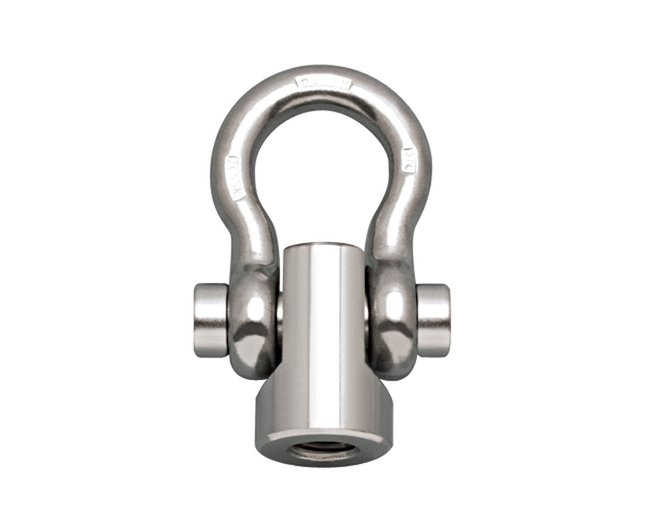 Stainless Steel Anchor Base with Shackle - Suncor 3/8 in - Image 1