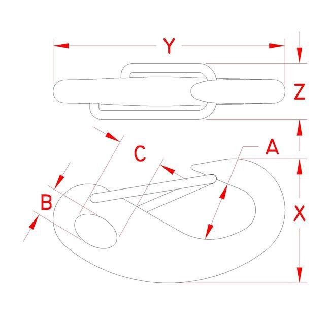316 Stainless Steel Spring Gate Snap Hook - Image 2