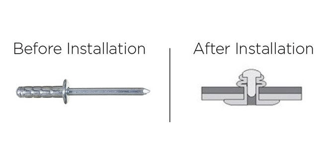 Ornit 4.0mm Steel Dome Head Rivet - Image 2