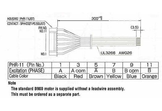 KH42 Series 2-Phase Stepping Motor with Shaft Modifications - Image 2