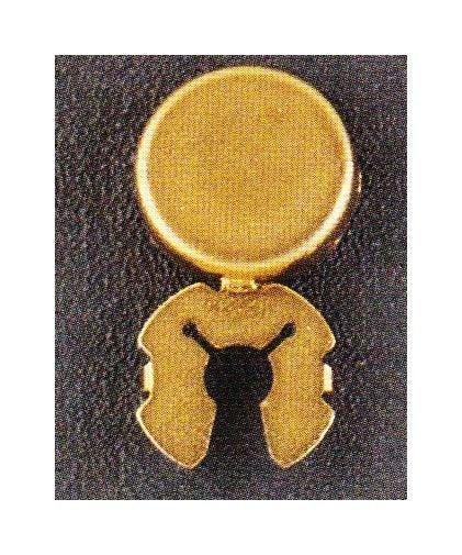 Professional Grade Steel and Brass Button Covers - Image 1