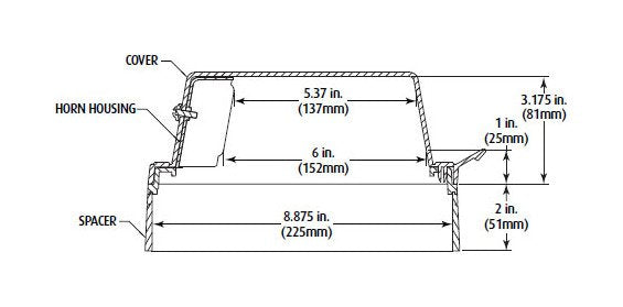STI-1155 Weather Stopper® Indoor/Outdoor Use Pull Station Protective Cover - Image 2