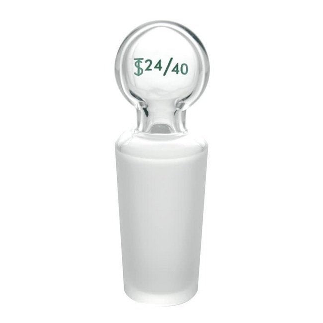 14/20 Millimeter (mm) Joint Size Glass Pennyhead Stopper - Image 1