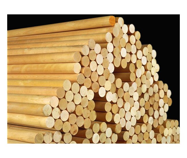 1/4 in. diameter, 48 in. length white birch dowel - Image 1