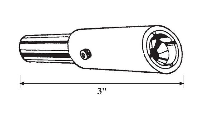 Adjustable 1/2" Ball Stud Chuck Assembly - Image 1