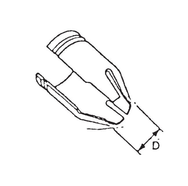 Arc Stud Welding Ferrule Grips (1" Long) - Image 1