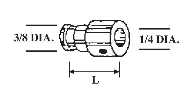 CD Collet Adapter - 7/8" Drilled Thru B-CI - Image 1