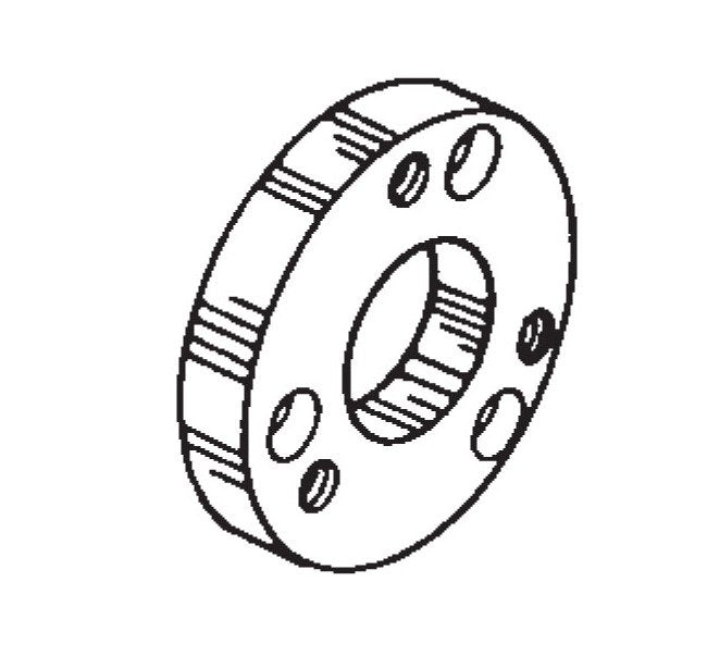 CD Round Faceplate, 3/8" Deep - Image 1