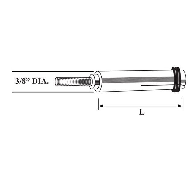 3/8 Inch Euro 'S' Collet Stud for CD Welding - Image 1