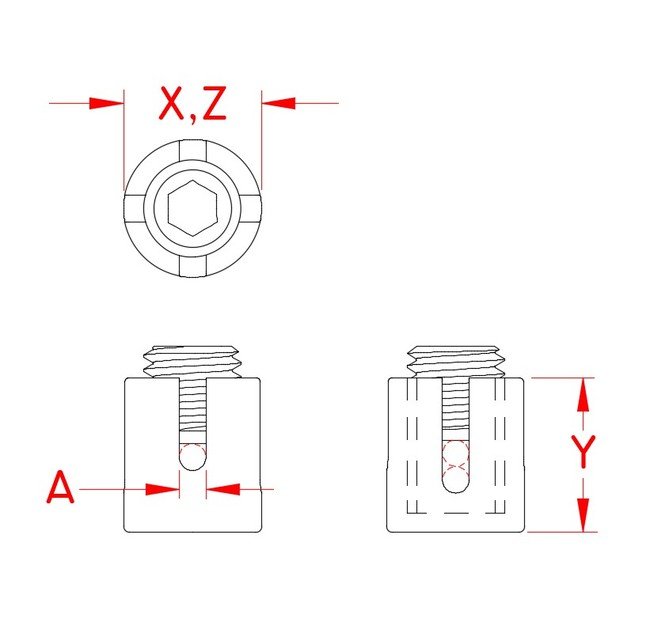 Heavy-Duty Stainless Steel Cross Wire Clamp - Image 2