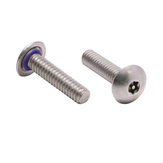 Tamperproof Seal Screw 8-32 x 5/16 18-8 Stainless Steel with Fluorosilicone O-Ring - Image 1