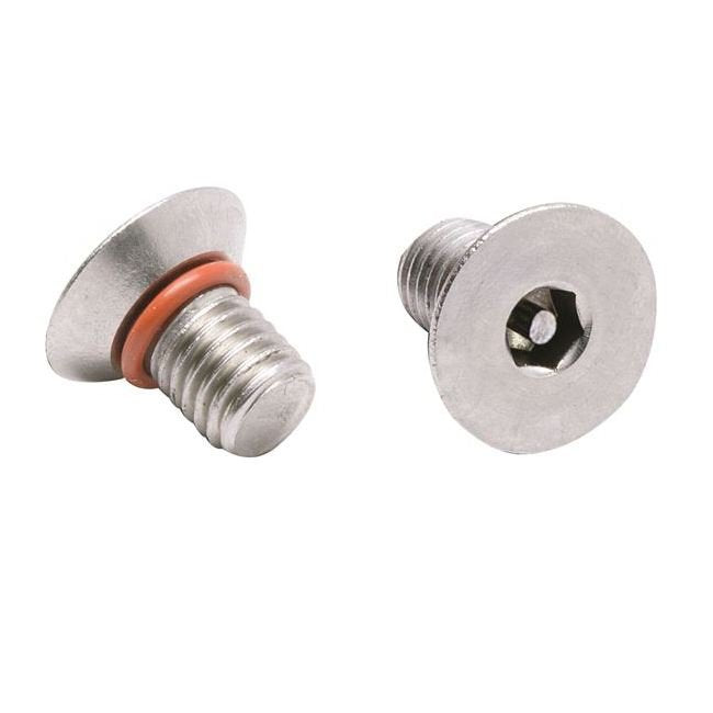 Stainless Steel Tamperproof Seal Screw 90 Degree with Silicone O-Ring - Image 1