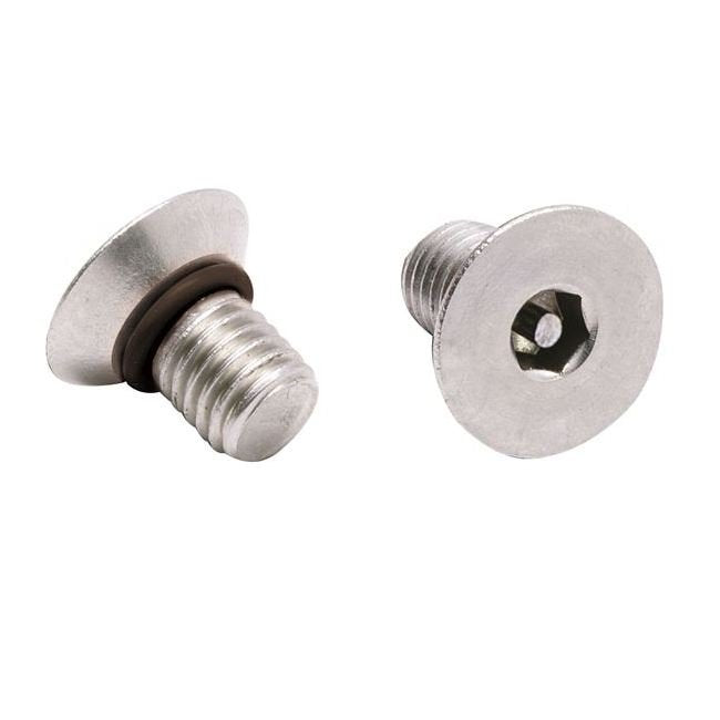 Viton O-Ring Tamperproof Seal Socket Flat Head Screw 10-32 x 3/4 - Image 1
