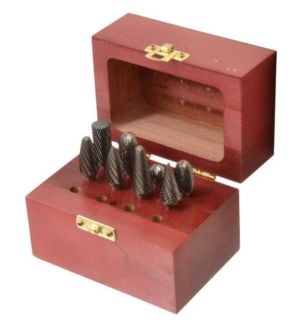 Atrax 8 Piece Tungsten Carbide Tap, Die, and Drill Set - Image 1