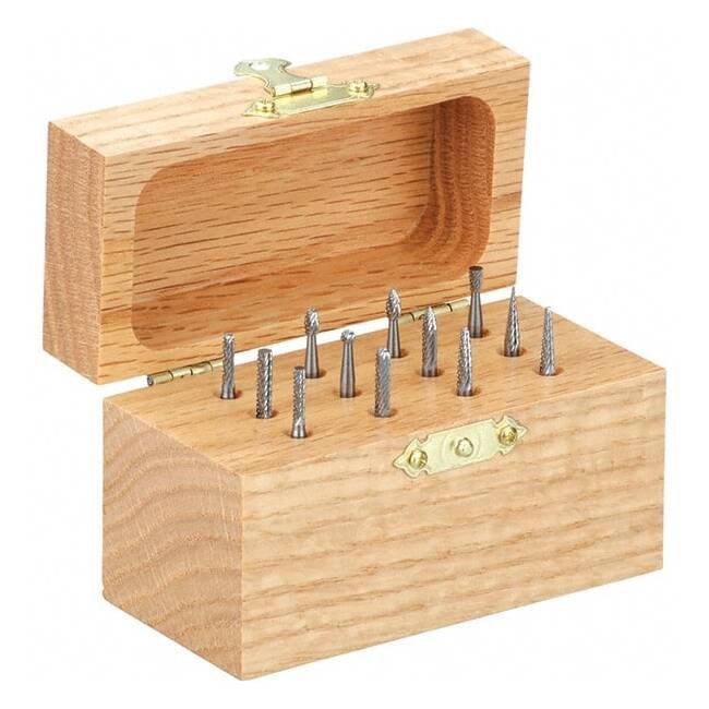 USA-Made 12 Piece Tungsten Carbide Tap, Die, and Drill Set - Image 1