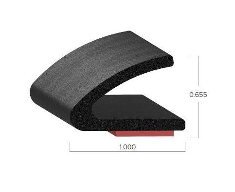 Uni-Grip 1.000x0.655 in Tape Seal with 3M Heat-Activated Tape - Image 2