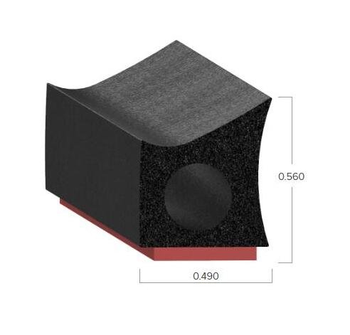Uni-Grip 0.490" x 0.560" Heat-Activated Tape Seal - Image 2