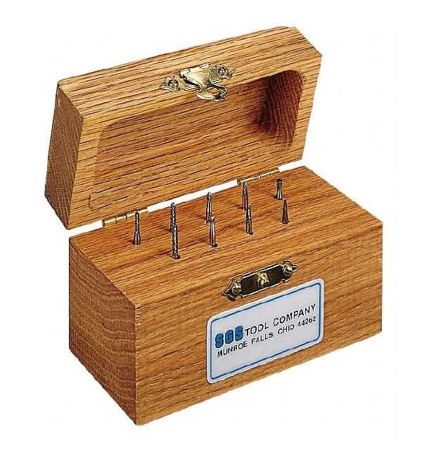 SGSPRO 9 Piece Tungsten Carbide Tap, Die, and Drill Set - Image 1