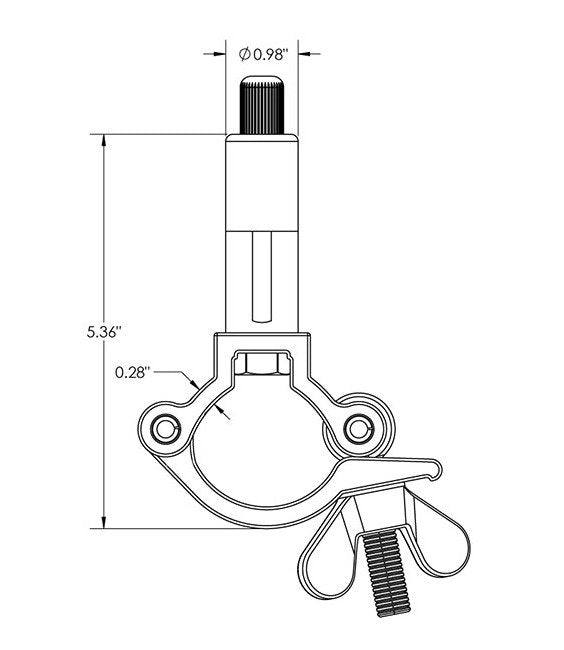 Griplock® Side Exit Gripper with Clamp Attachment - Image 2