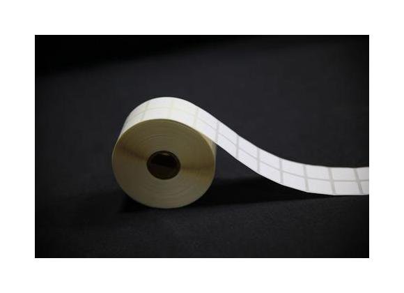 0.875 x 0.875 Inch Size and 2 Inch Roll Height Thermal Transfer Paper Label - Image 1