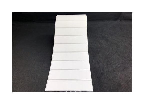 3.75 x 0.9375 Inch Size and 1 Inch Core Size Perforated Thermal Transfer Polyester Label - Image 1