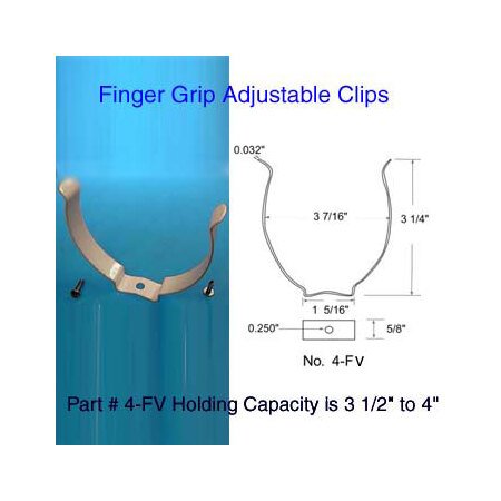 Adjustable Spring Steel Finger Grip Clips - Image 1