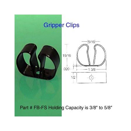 Spring Steel Gripper Clips - Image 1