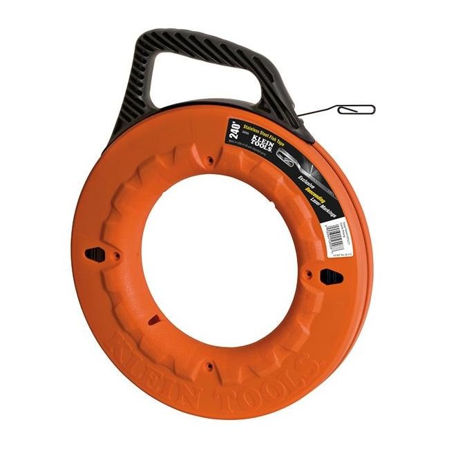 Klein® 1/8 in. Fish Tape with Full Grip Handle - Image 1