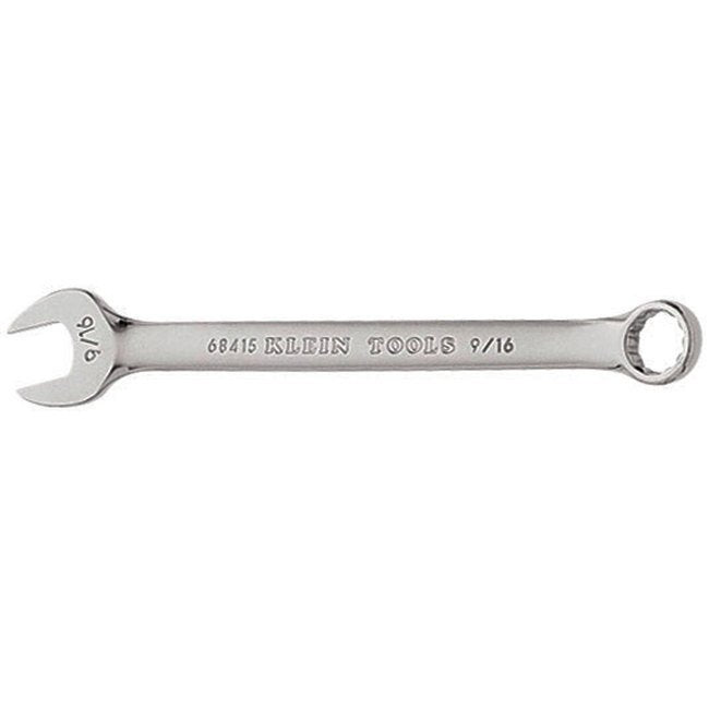 Klein® 9/16'' Combination Wrench - Alloy Steel, Offset Angles - Image 1