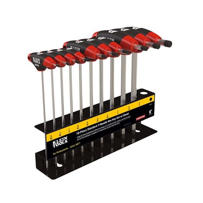 Klein Journeyman 6 in. Blade Length T-Handle Hex Key Set - Image 1