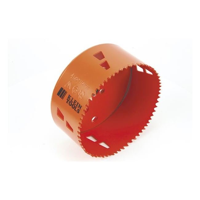 Klein® 4-1/2 in. Heavy-Duty Bi-Metal Hole Saw for Steel Cutting - Image 2