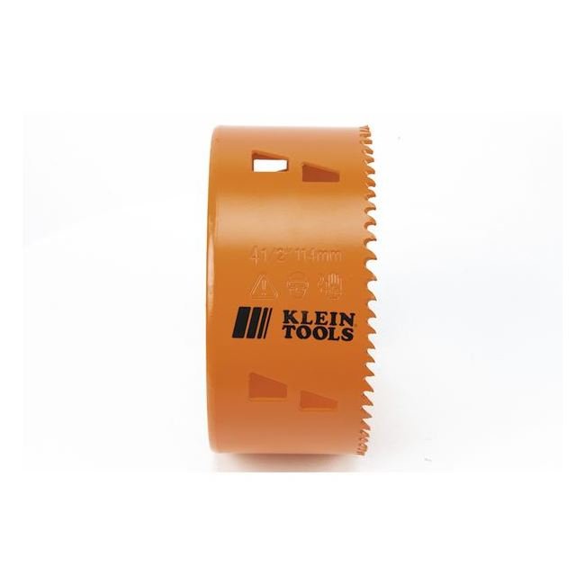 Klein® 4-1/2 in. Heavy-Duty Bi-Metal Hole Saw for Steel Cutting - Image 3