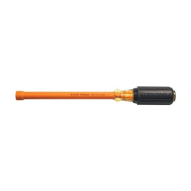 Klein 9-3/4 in. Insulated Hollow Shaft Nut Driver - 5/16 in. Size - Image 1