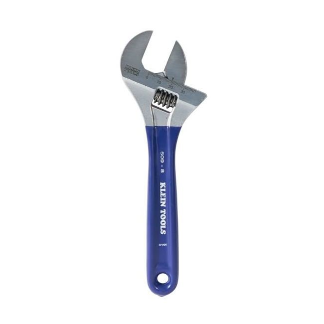 Klein® Tools 8 in. Adjustable Wrench with Extra-Wide Jaw - Image 2