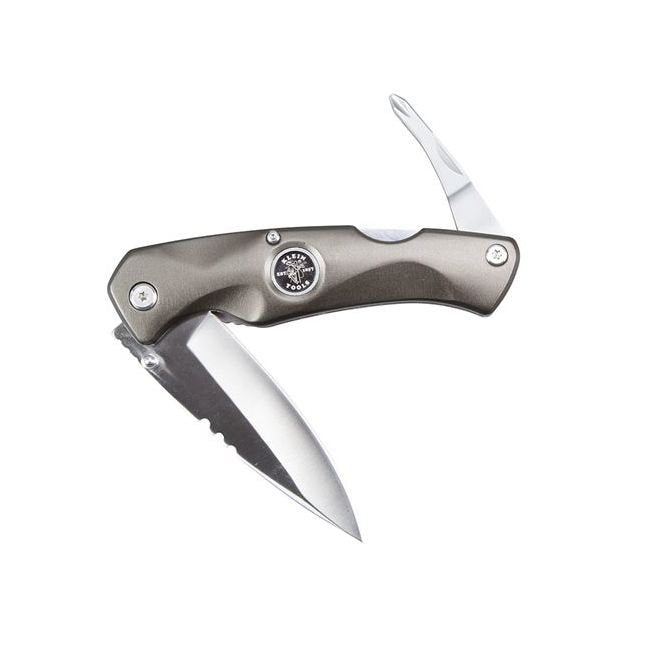 Klein® Electricians Pocket Knife with Wire Stripping Notches - Image 5