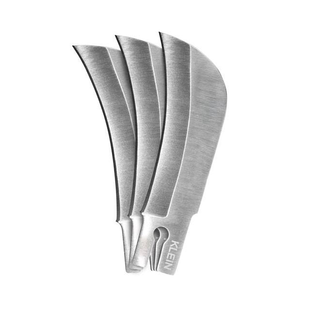 Klein® Cable Skinning Utility Knife Replacement Blades - 3-Pack - Image 3