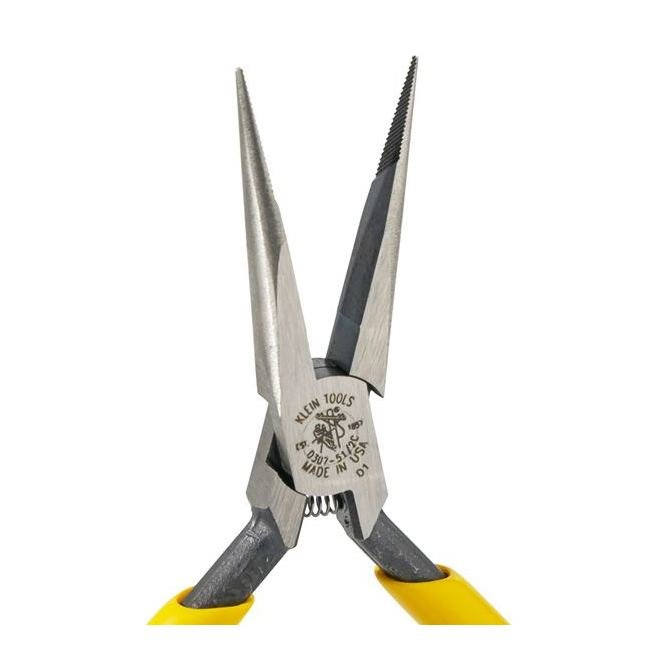 Klein Slim Long-Nose Pliers - 5-5/8 in. Overall Length - Image 4