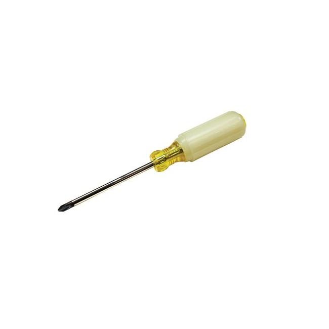 Klein® Hi-Viz #2 Phillips Screwdriver, Glow-in-the-Dark Cushion-Grip Handle - Image 2
