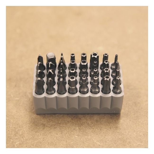 Tamperproof Magnetic Bit Driver Set, 25.4 mm Length - Image 2