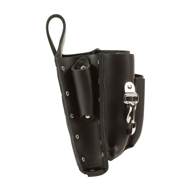 Klein® Leather Tool Pouch - 6-3/4 in. Overall Length, 8 Pocket Utility Organizer - Image 5
