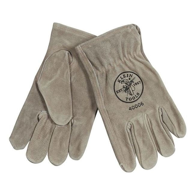 Klein® Medium Gray Sueded Cowhide Driver's Gloves - Image 1