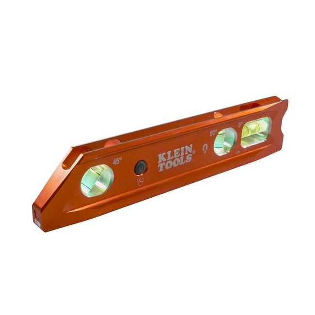 Klein® Lighted Billet Aluminum Torpedo Level with Rare-Earth Magnets - Image 6